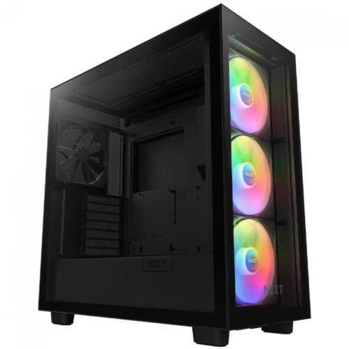 Gabinete Gamer Nzxt H7 Elite Preto Rgb Lateral de Vidro Mini-Itx/Micro-Atx/Atx - Cm-H71eb-02