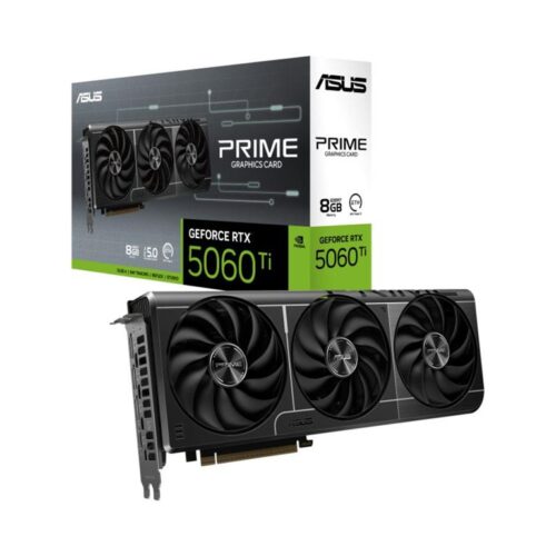 Placa de Video Asus Prime Geforce Rtx 5060 Ti 16gb Gddr7 128 Bits - Prime-Rtx5060ti-16g