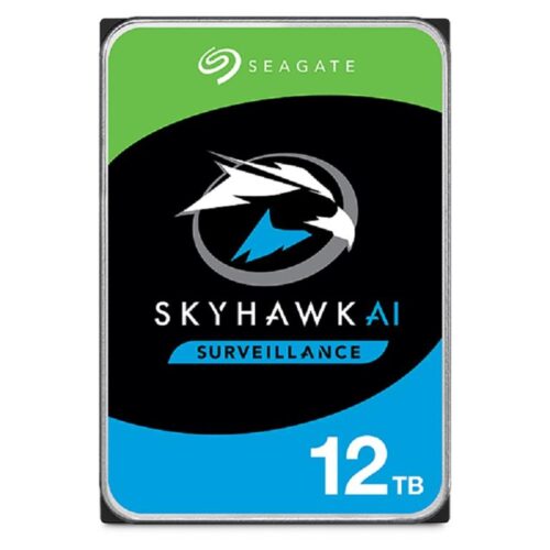 Hdd Seagate Skyhawk Ai 12tb P/ Seguranca Vigilancia/Dvr - St12000ve001