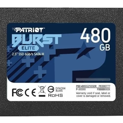 Ssd Patriot Burst Elite Sata 480gb - Pbe480gs25ssdr